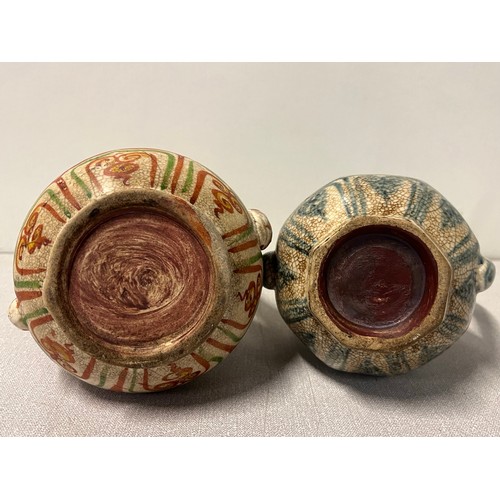 337 - 2 x antique Chinese Ewers (as found) along with blue and white Chinese teapot. Tallest is 8