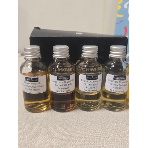 344 - Selection of miniature whisky to include boxed Full & sealed William Faulds Selection of 6 to includ... 