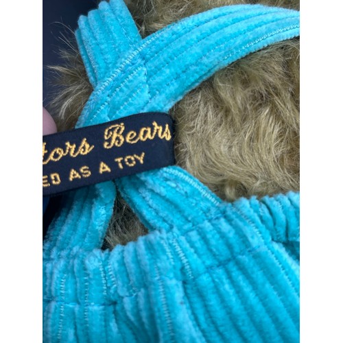 81 - Gigi Collectors Bears Mohair jointed window cleaner teddy bear with ladders and bucket.