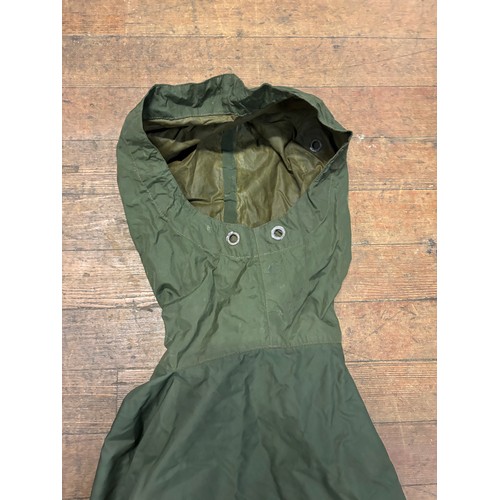 255 - British army Falkland's era poncho/ groundsheet.