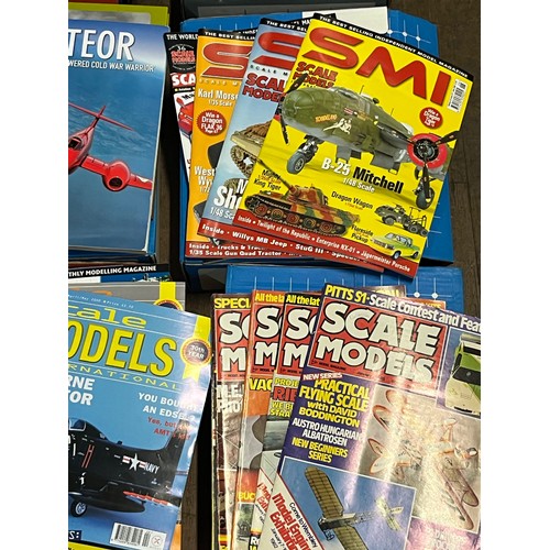 247 - Large collection of modelling magazines to include Scale models and SMI etc
