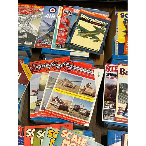 248 - Approx 200 modelling magazines to include Scale models and airfix etc