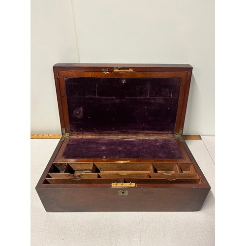 368 - Antique Victorian writing slope (needs attention)