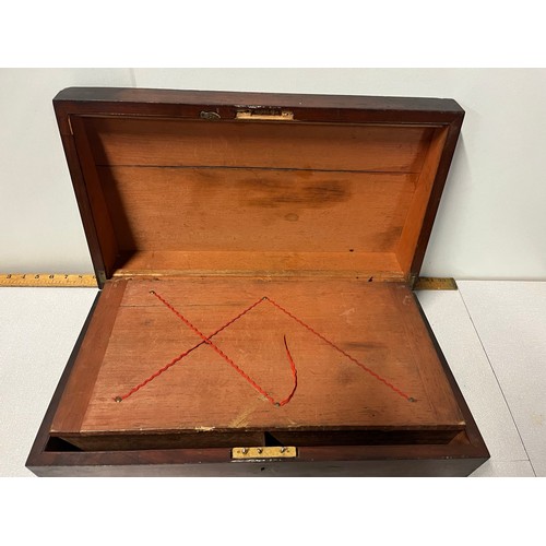 368 - Antique Victorian writing slope (needs attention)