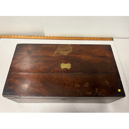 368 - Antique Victorian writing slope (needs attention)