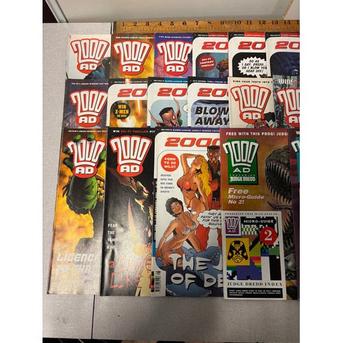 265 - 34 issues of 2000AD comics from 1992 and 2001.