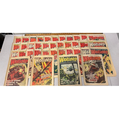 267 - 37 issues of warlord comics from Mar 1975- Dec 1975.