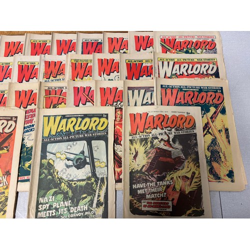 267 - 37 issues of warlord comics from Mar 1975- Dec 1975.