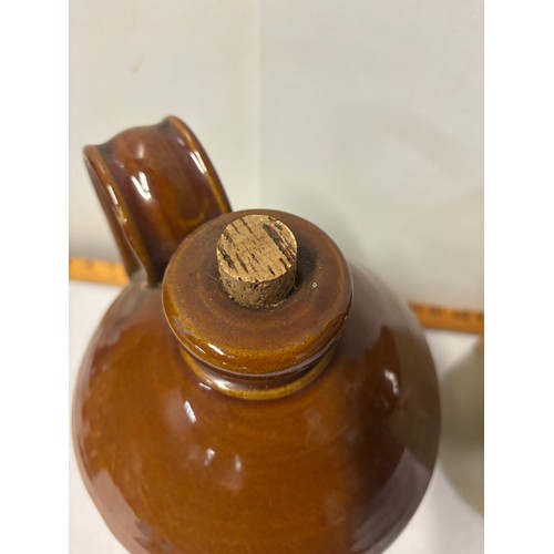 263 - A pair of vintage Handmade Moira demi jugs/ flagons, 13