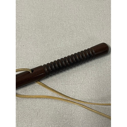 122 - Antique wooden police baton 