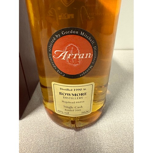 250D - A limited edition bottle of arran single malt scotch whisky featuring former rangers fc player Loren... 