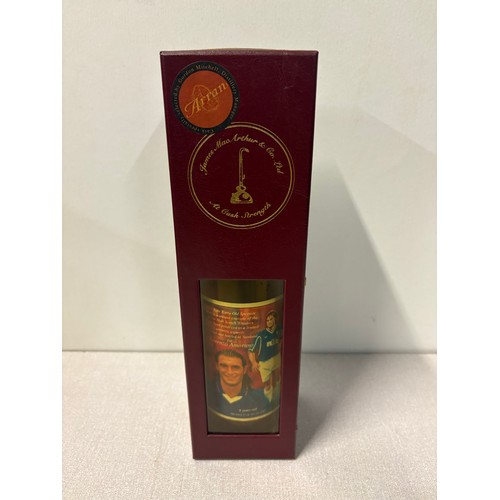 250D - A limited edition bottle of arran single malt scotch whisky featuring former rangers fc player Loren... 