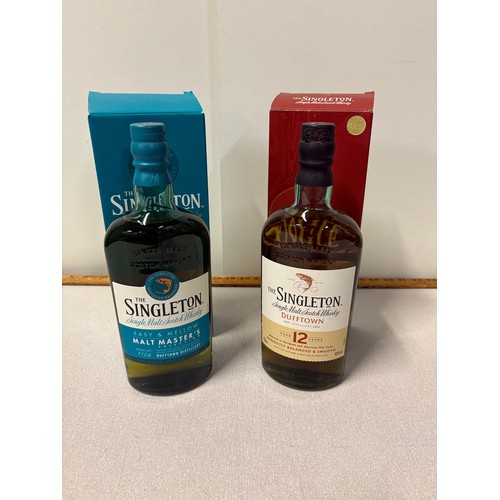 275A - 2 boxed bottles of singleton malt whisky