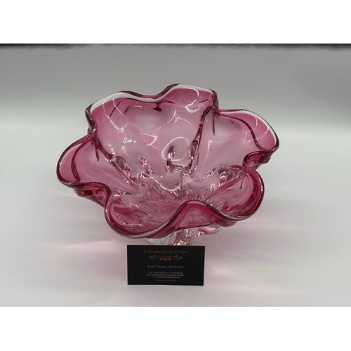 103 - A large piece of Czech bohemian mid century art glass designed by Josef Hospodka, 5x10