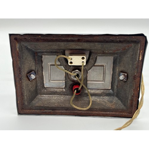 81 - British Art Deco double figure table lamp from the 1930's featuring two dancing female silhouettes m... 