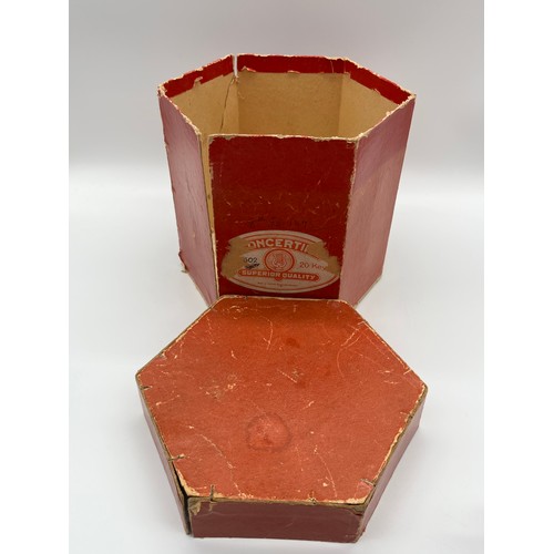 151 - Vintage German Democratic Superior Quality Concertina 502 in Original Box