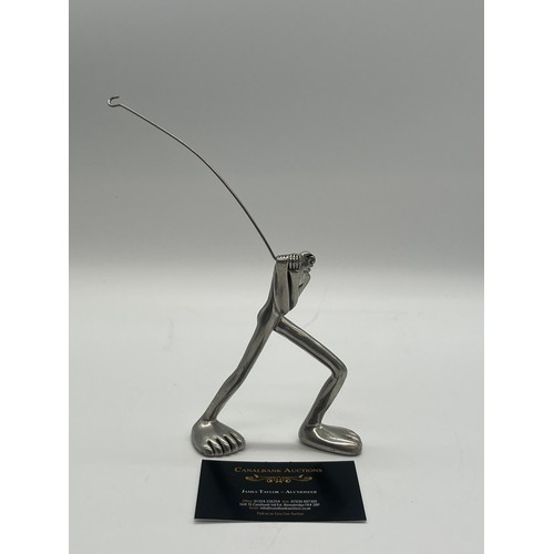 66 - South African stylized metal figure by Carrol Boyes signed C.Boyes 2005. 4.5