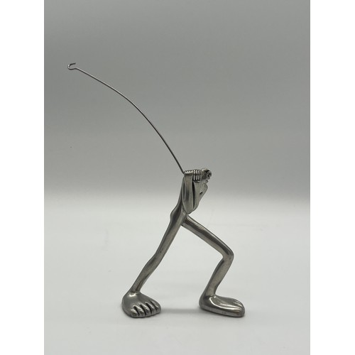 66 - South African stylized metal figure by Carrol Boyes signed C.Boyes 2005. 4.5