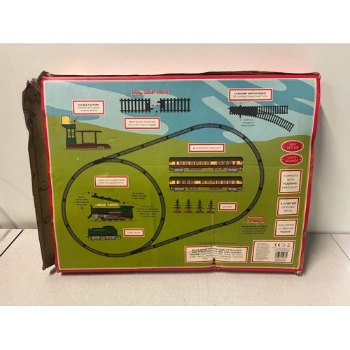 454 - Vintage traditional model railway train set.