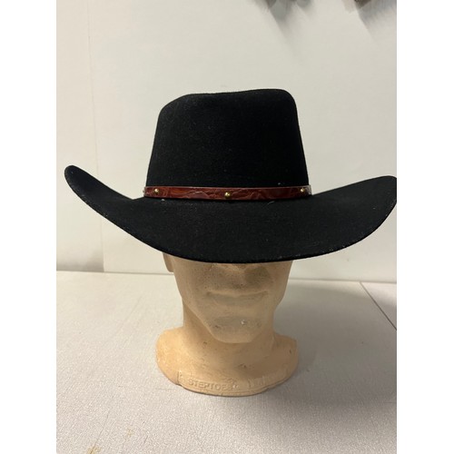 456 - Silver Spur 100% wool felt cowboy hat, Western Dancing country music jacket and silk and sequin butt... 