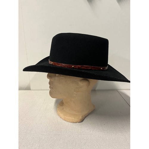 456 - Silver Spur 100% wool felt cowboy hat, Western Dancing country music jacket and silk and sequin butt... 