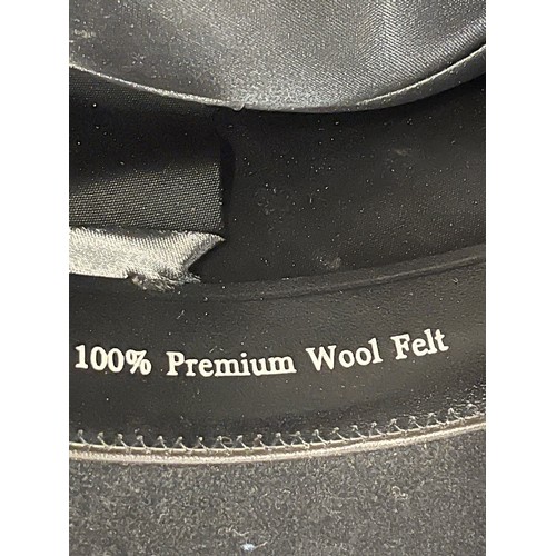 456 - Silver Spur 100% wool felt cowboy hat, Western Dancing country music jacket and silk and sequin butt... 