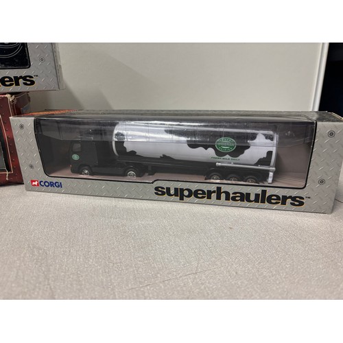 235 - Selection of boxed Corgi models to include superhaulers, classics and tramlines