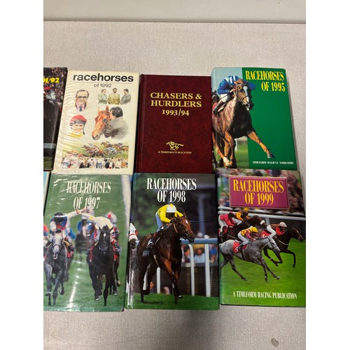 42 - Collection of 1990's Timeform Racing Publication books (complete) Some with original dust covers.