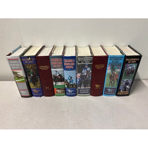 43 - Collection of 2000's Timeform Racing Publication books to include 1999/00, 2000, 2001/02, 2002/03, 2... 