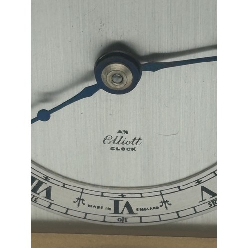 48 - Vintage F.W Elliott mantle clock (working), 6