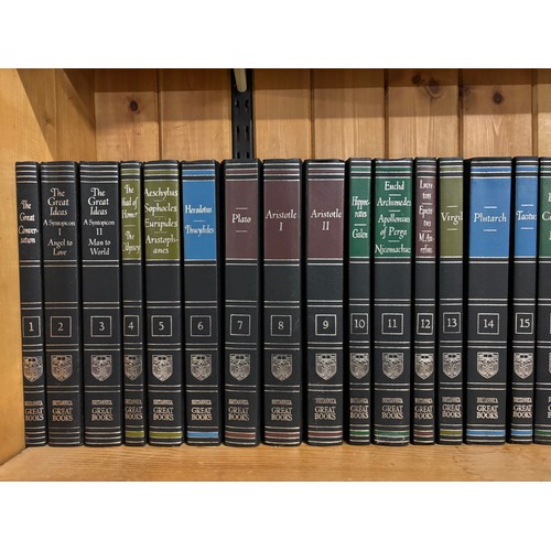 Britannica great books of the western world complete 54 volume set.
