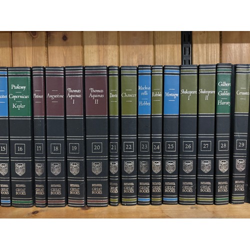 Britannica great books of the western world complete 54 volume set.