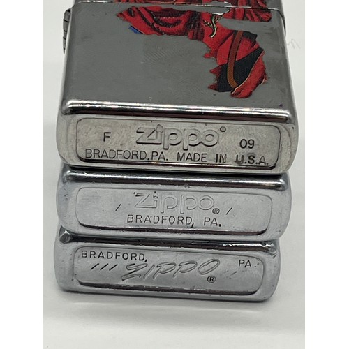 3 Zippo lighters to include 124 Lowland Field Squadron Royal Engineers ...
