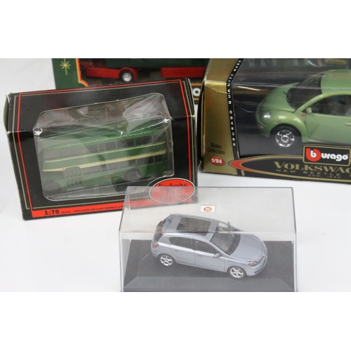 307 - 14 Boxed diecast models to include Corgi Superhaulers, Corgi Eddie Stobart, Burago etc, diecast vg, ... 