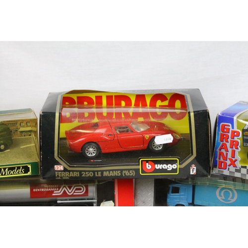 307 - 14 Boxed diecast models to include Corgi Superhaulers, Corgi Eddie Stobart, Burago etc, diecast vg, ... 