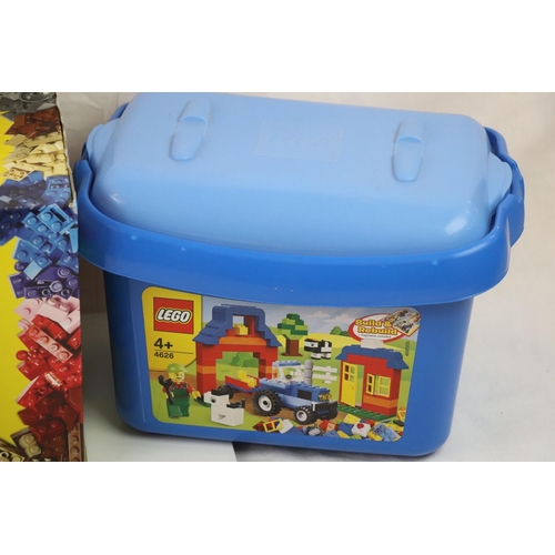 Lego Boxed (appears sealed) 10681, and x plastic tubs to