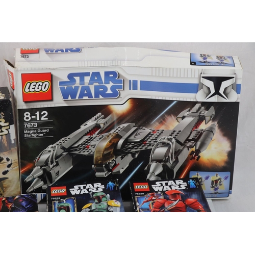 Star Wars - Five boxed Lego sets to include 7673 Magna Guard