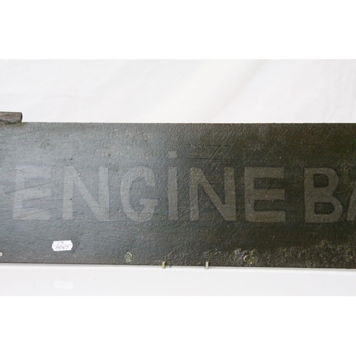 559 - Iron industrial sign 