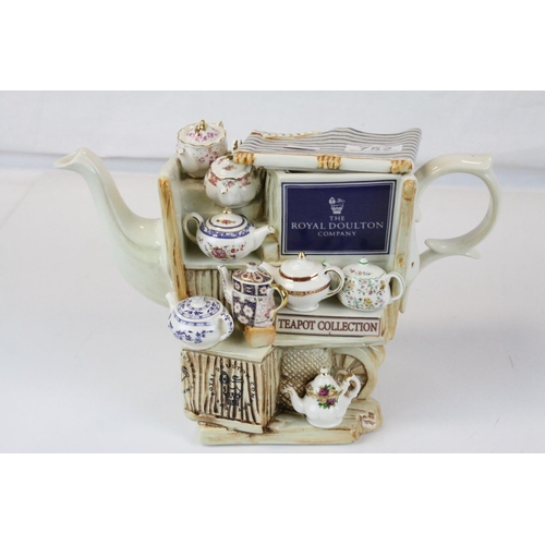 Two Cardew Design Limited Edition Novelty Teapots including Royal 