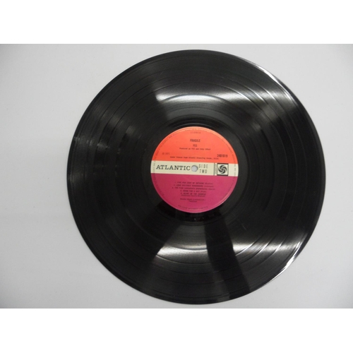 YES★Fragile UK Atlantic Red/Maroon オリジナル YES - FRAGILE - A1 / B1 UK FIRST PRESS - RED / PLUM ATLANTIC