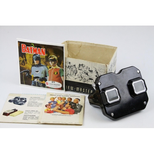 105 - Vintage Sawyer's View-Master (partially boxed) together with a 1966 Gaf View-Master ' Batman ' Set o... 