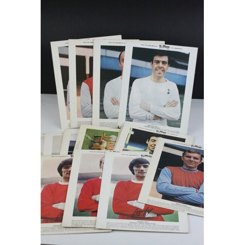 116 - Football - Approximately 25 Typhoo Tea 1960's Trade Cards including Moore, Best, Banks, Burnley, Che... 
