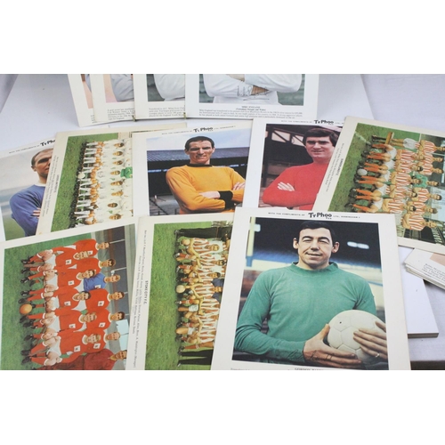 116 - Football - Approximately 25 Typhoo Tea 1960's Trade Cards including Moore, Best, Banks, Burnley, Che... 