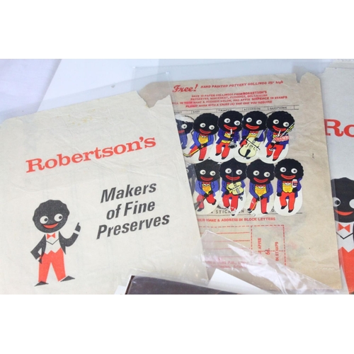 328 - Quantity of Robertson's Jam Golly Advertising Ephemera, Stickers, Paper Bags, Magazine Adverts plus ... 