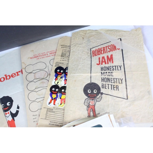 328 - Quantity of Robertson's Jam Golly Advertising Ephemera, Stickers, Paper Bags, Magazine Adverts plus ... 