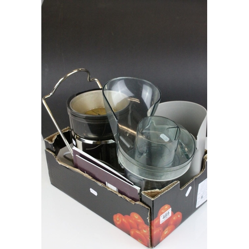 489 - Sage by Heston Blumenthal Nutri Jucier with Instructions