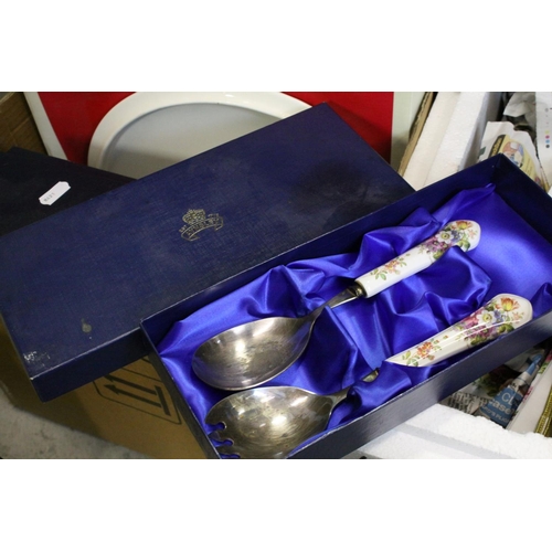 61 - Ceramics - including Royal Albert ' Old Country Roses ' Ware (Cakestand, Two Sandwich Plates, Teapot... 