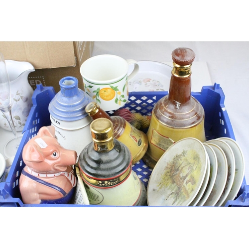 63 - Mixed Lot of Ceramics including Portmeirion ' Mandarin ' Tea Ware, Denby China, Three Wade Bells Dec... 