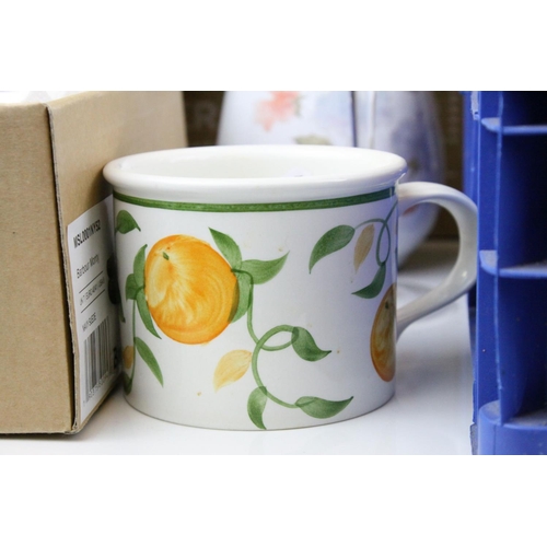 63 - Mixed Lot of Ceramics including Portmeirion ' Mandarin ' Tea Ware, Denby China, Three Wade Bells Dec... 