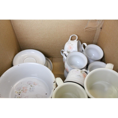 63 - Mixed Lot of Ceramics including Portmeirion ' Mandarin ' Tea Ware, Denby China, Three Wade Bells Dec... 